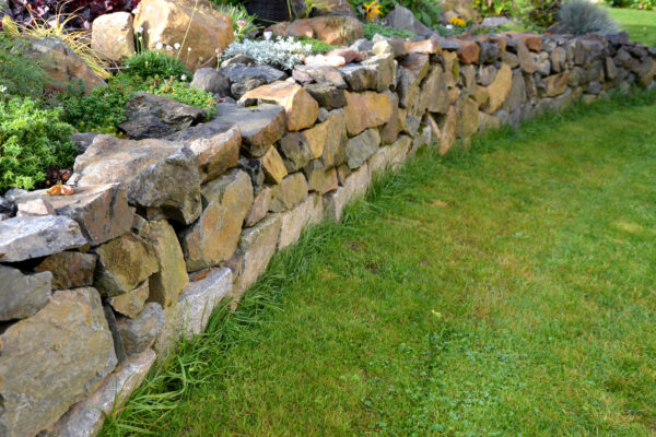 drywall terrace in garden